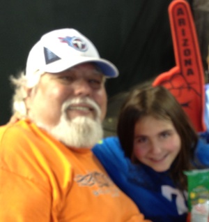 John Wear and his daughter Phoenix