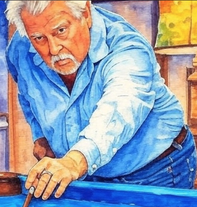 My Dad Lines Up a Shot